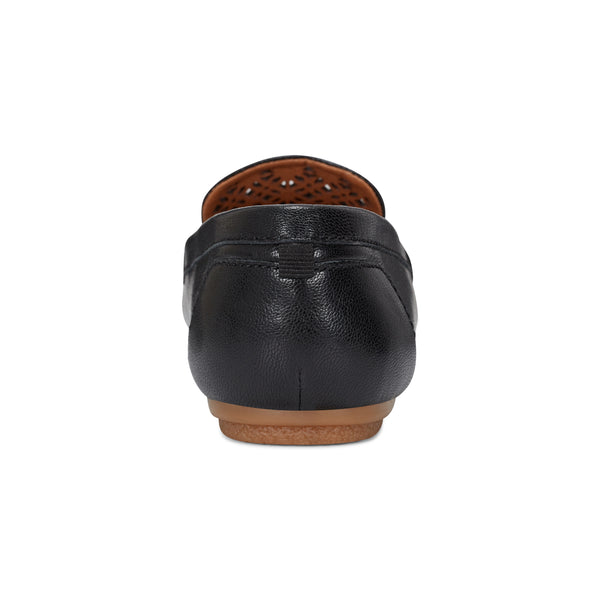 Earth Shoes Remi Almond Toe Slip-on Casual Flat Loafers Black