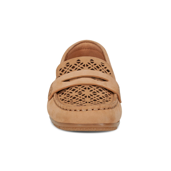 Earth Shoes Remi Almond Toe Slip-on Casual Flat Loafers Light Natural