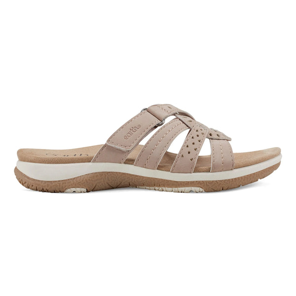 earth shoes Sassoni Strappy Casual Slip-On Flat Sandals Blush