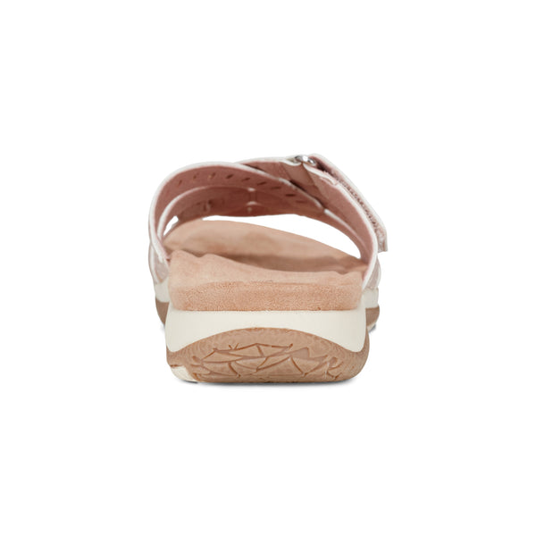 Earth Shoes Sassoni Strappy Casual Slip-On Flat Sandals Light Pink