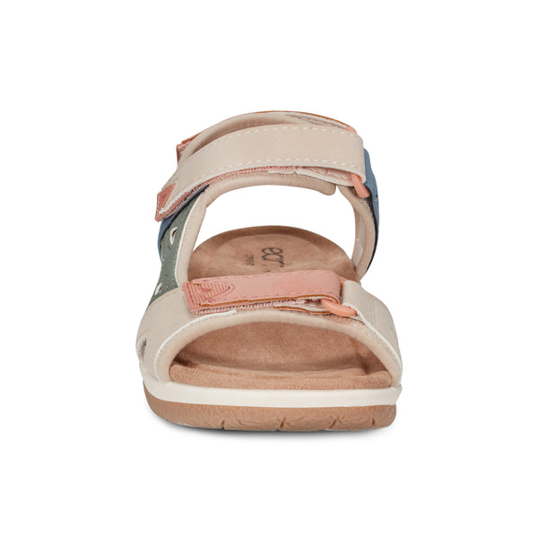 Earth Shoes Skylar Round Toe Lightweight Casual Flat Sandals Light Natural