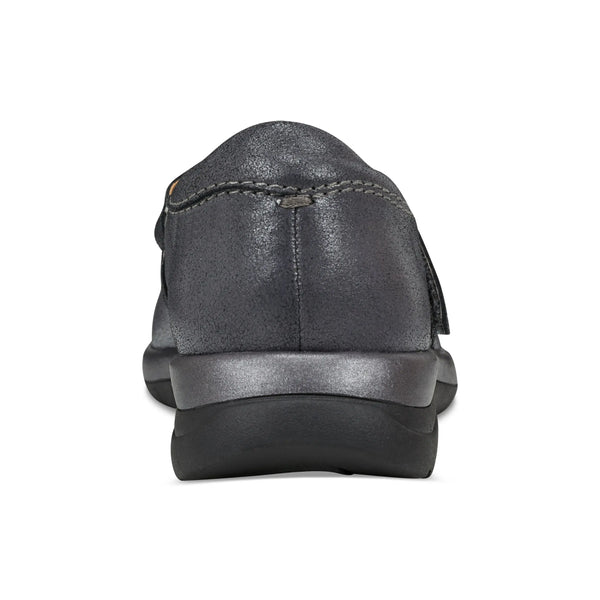 Earth Shoes Tose Lug Sole Square Toe Casual Ballet Flats Pewter