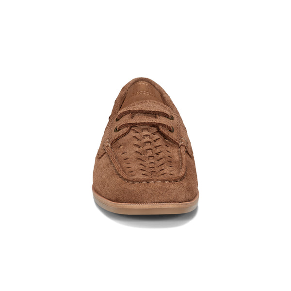 Earth Shoes Wishing Almond Toe Slip-on Flat Casual Loafers Brown