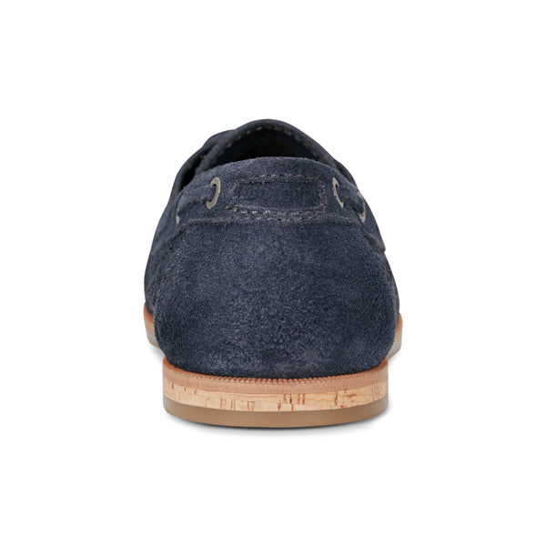 Earth Shoes Wishing Almond Toe Slip-on Flat Casual Loafers Dark Blue