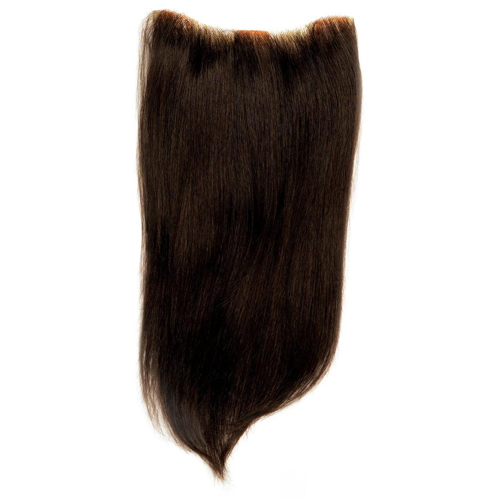 Easilocks 12" Invisible Crown Booster Hair Piece Light Grey