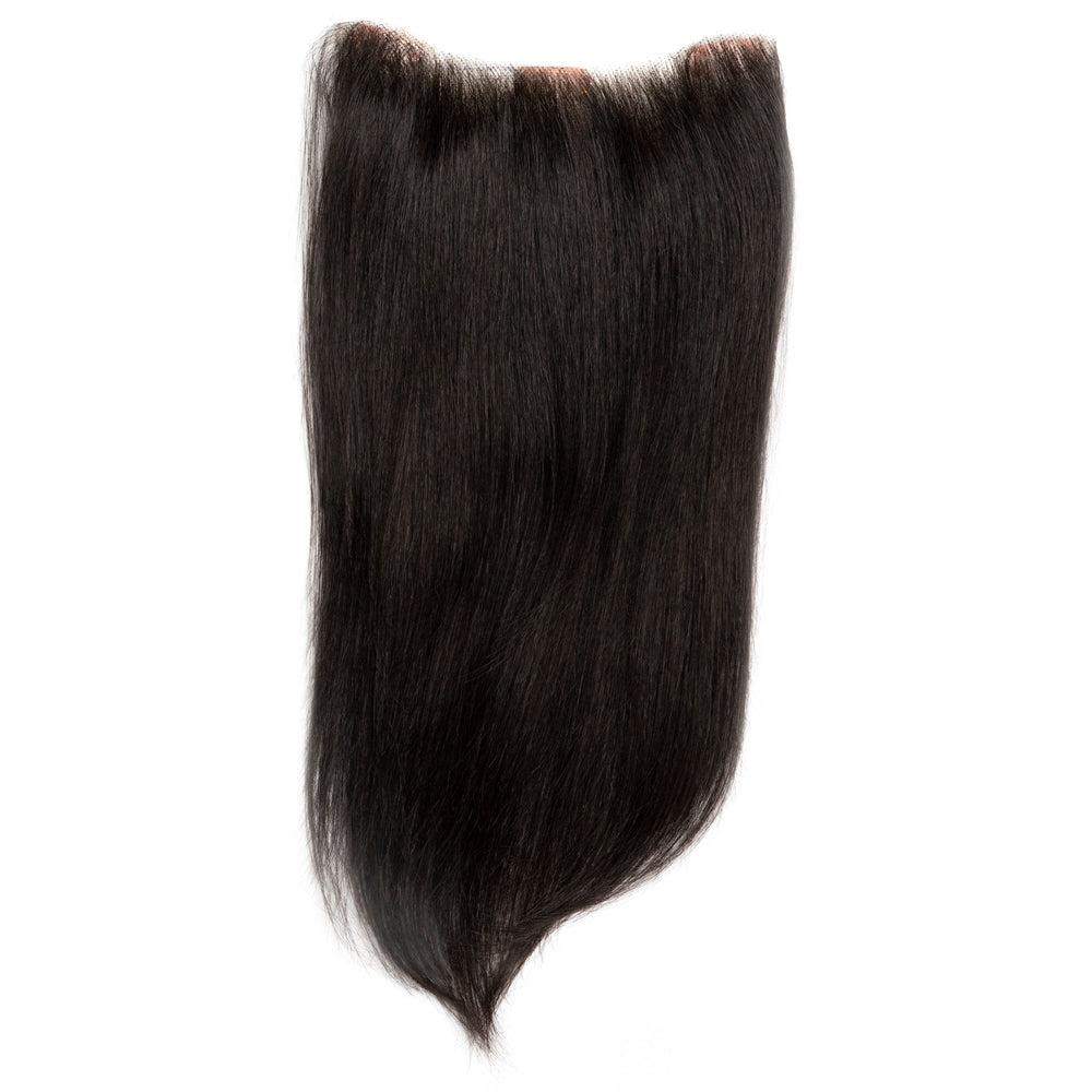 easilocks 12" Invisible Crown Booster Hair Piece Light Grey