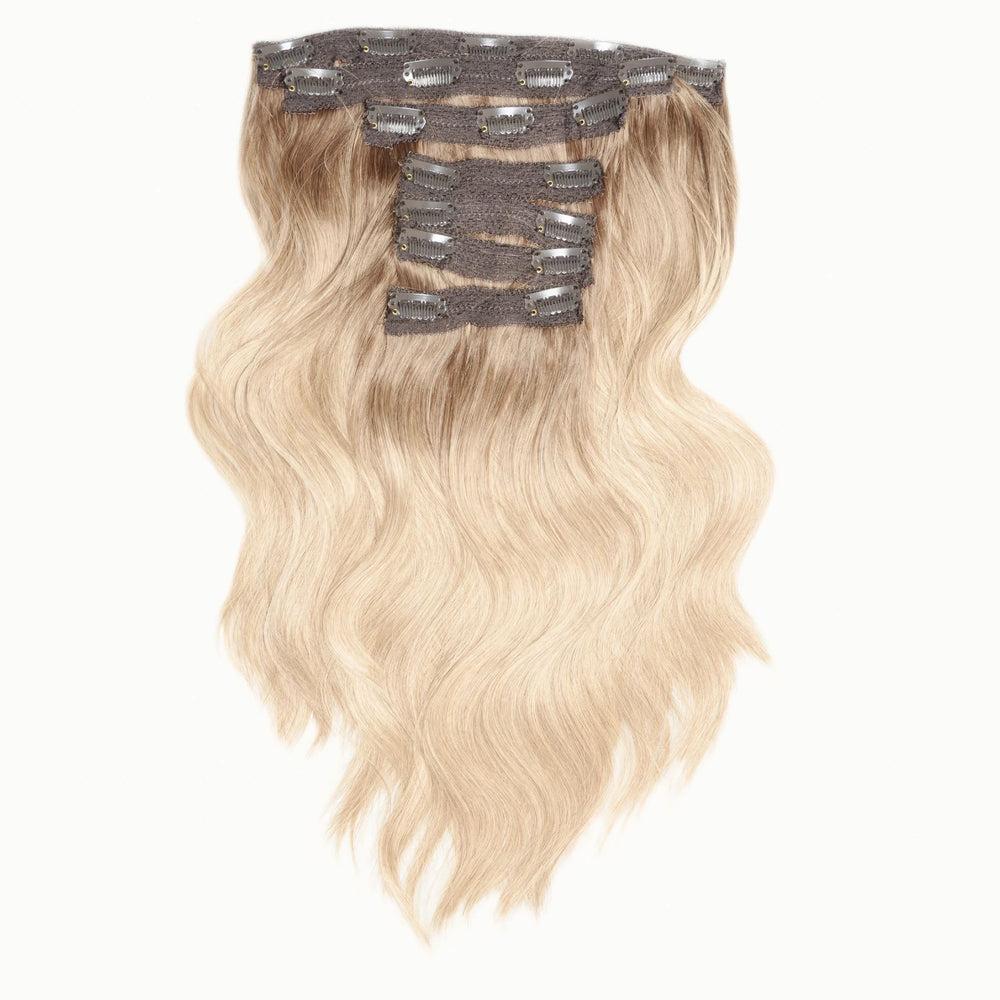 Easilocks 14" Wavy Clip In Hair Extensions Chestnut Brunette