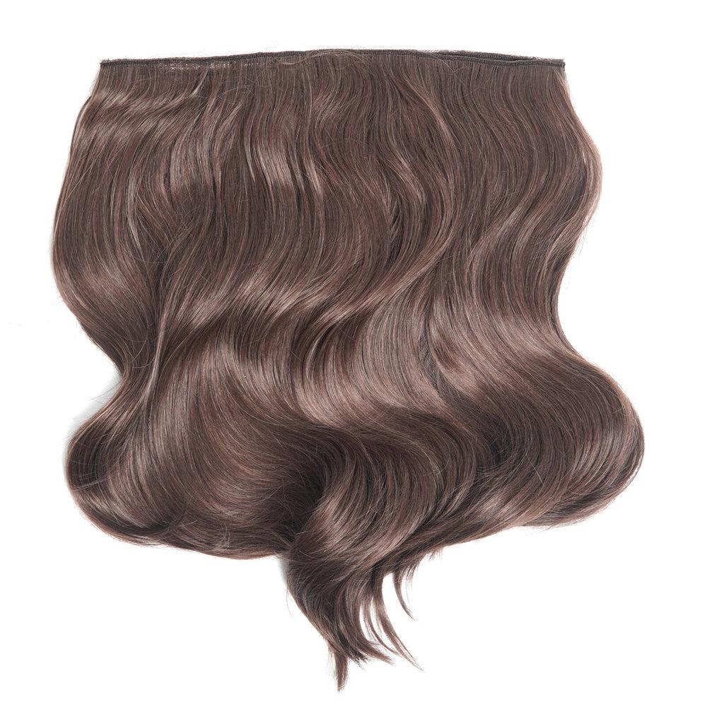 Easilocks 16" Clip In Bouncy HD Fibre Hair Piece Light Grey