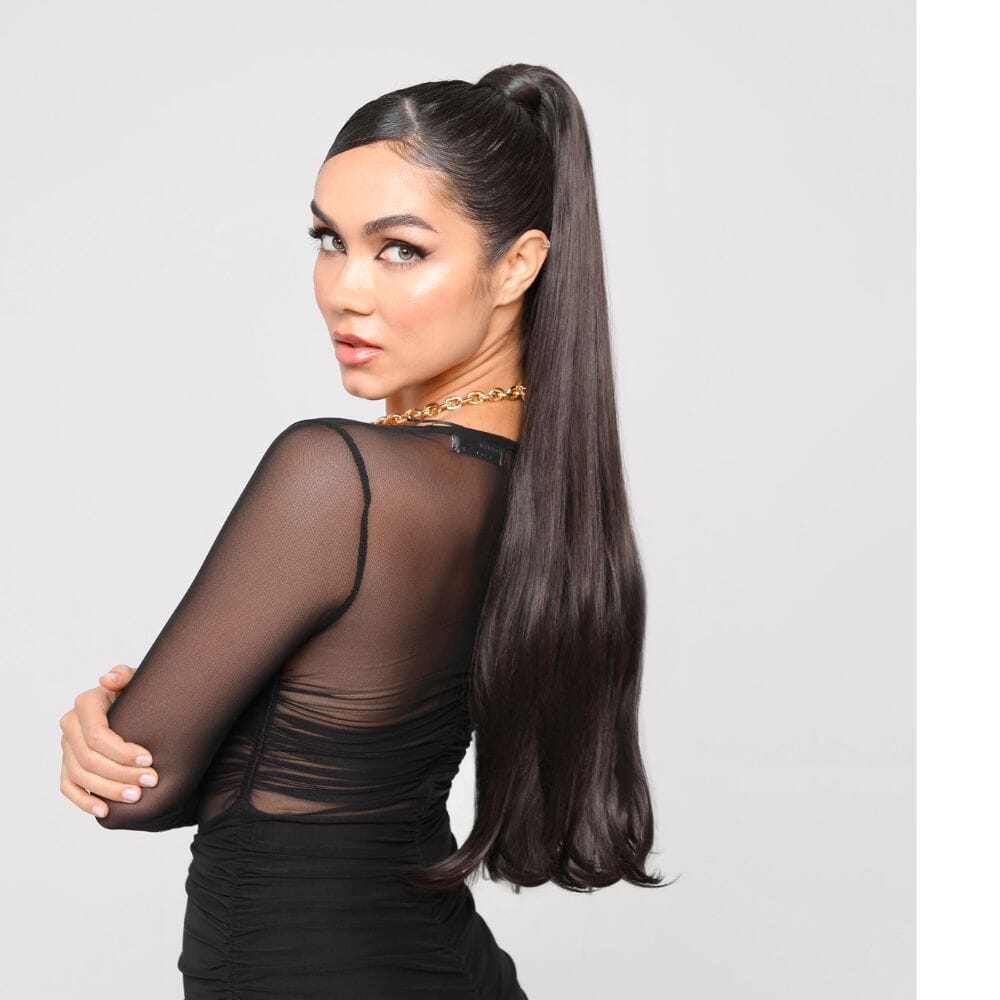 Easilocks 26 Inches Ponytail 26" Silky Straight Bouncy