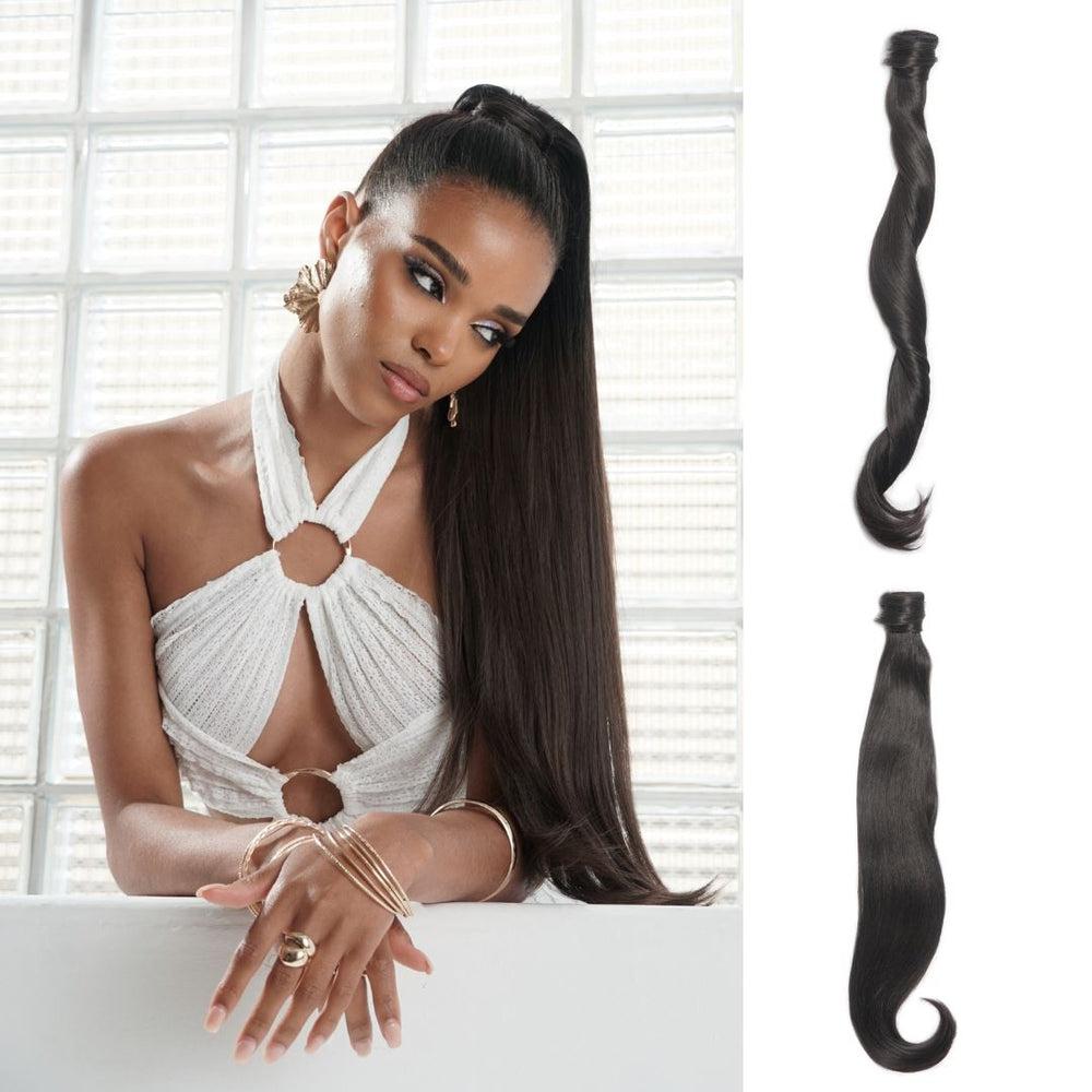 easilocks 26 inches Ponytail 26" Silky Straight Bouncy