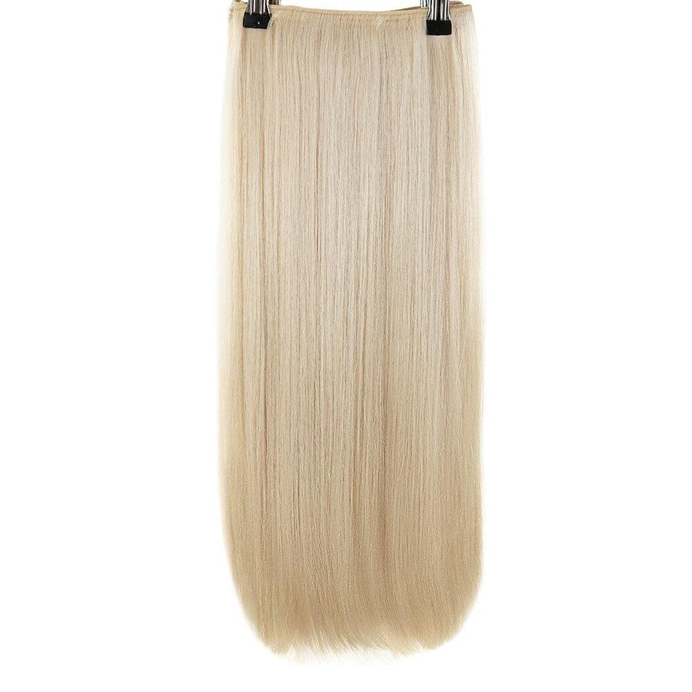 easilocks Clip In 20" Weft Human Hair Extensions Darkest Brown/Dark Chocolate