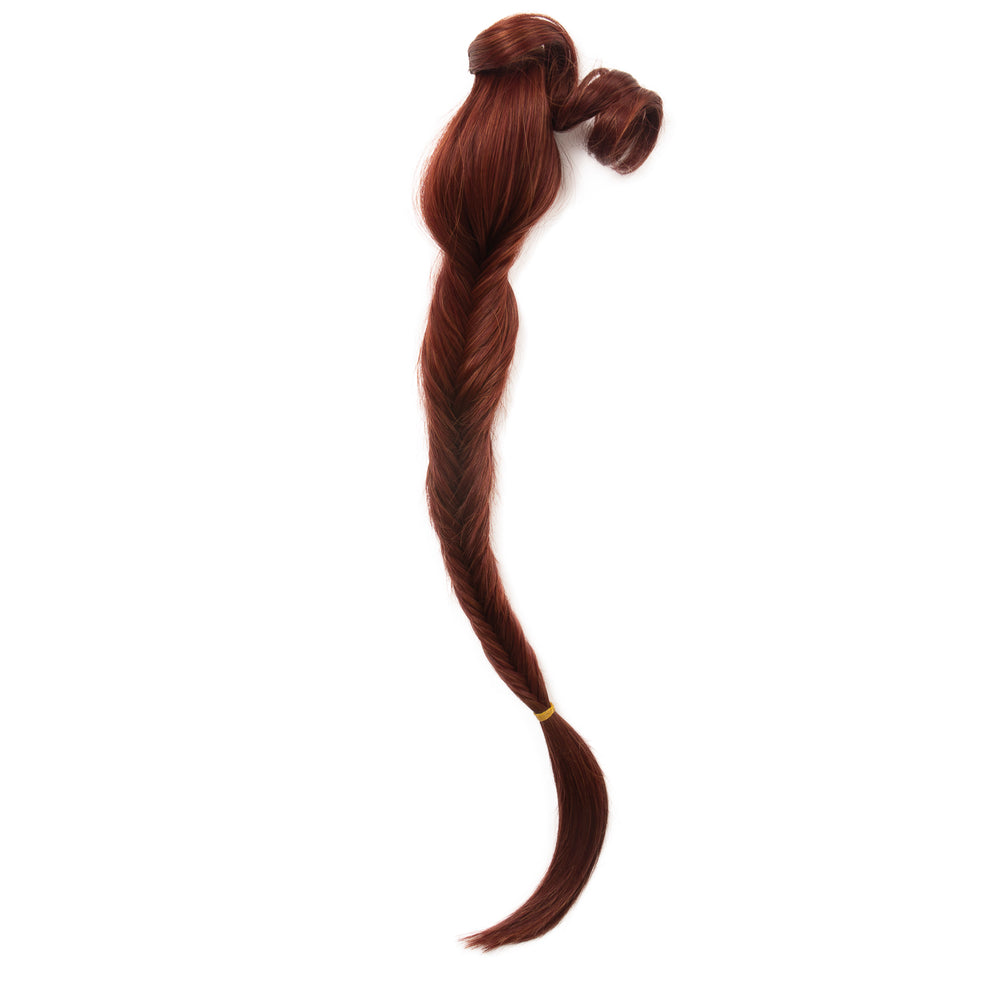 easilocks Clip In 24" Fishtail Braid Hair Extension - Cherry Blossom Default Title