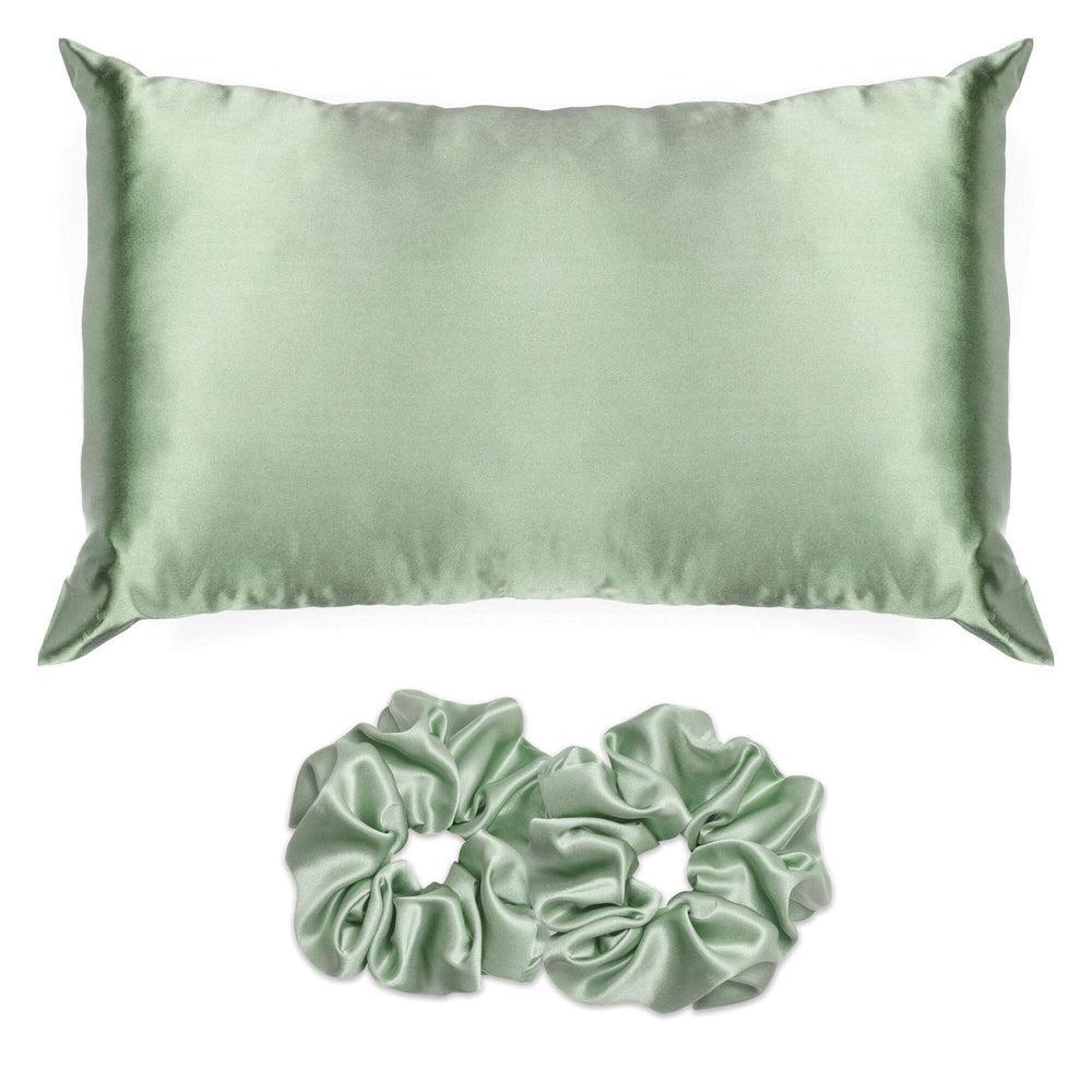 easilocks Dream Duos Pack Pillowcase & Scrunchies Sage Green