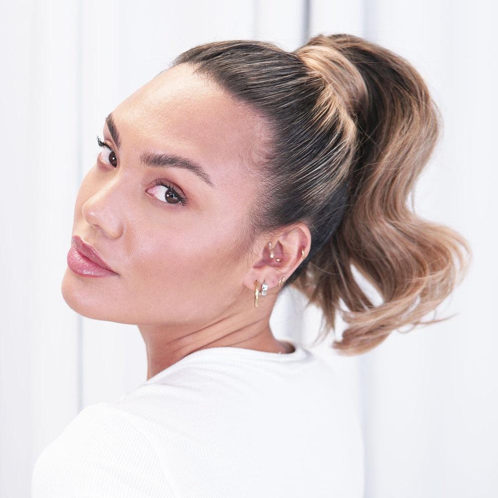 Easilocks 12 Inches Ponytail Light Grey