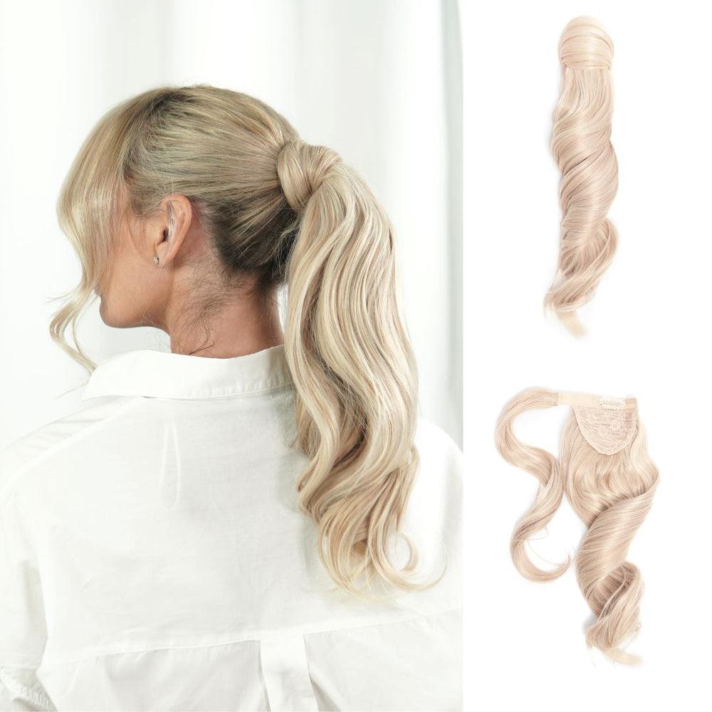 Easilocks 16 Inches Ponytail Light Grey