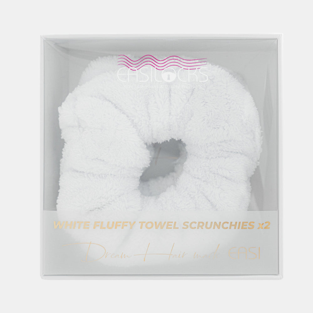 Easilocks Easilocks Fluffy Towel Scrunchies Polka Dot