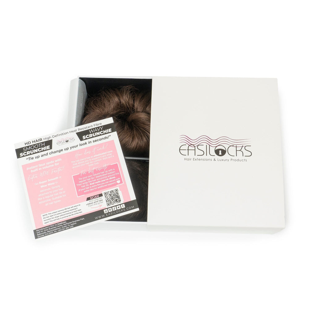 Easilocks Easilocks Power Scrunchie (Set Of 2) Fudge Brownie