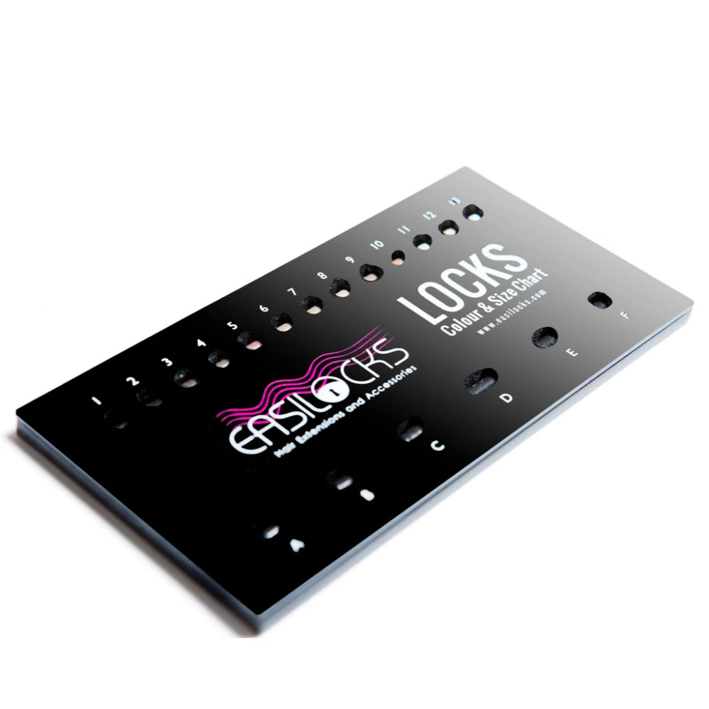 easilocks Easilocks Professional Co-Tube Locks Colour & Size Chart Default Title