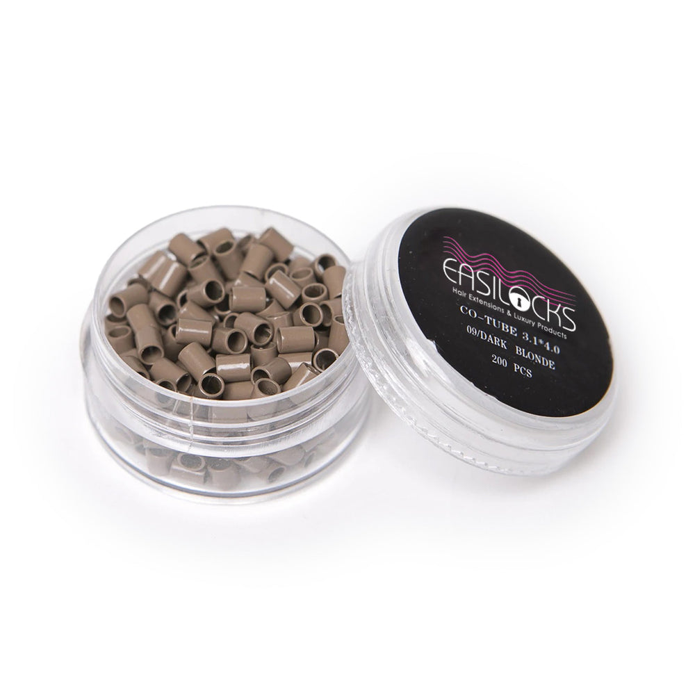 Easilocks Easilocks Professional Hair Extension Co-Tube Locks - 3.1 X 4.0 Black