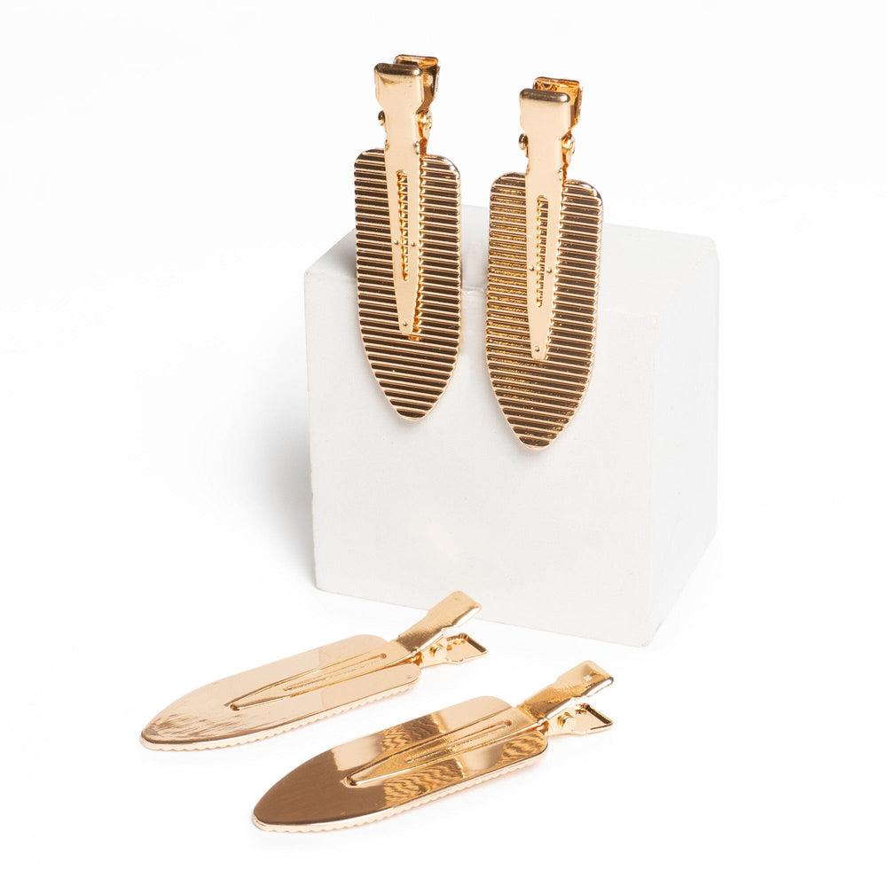 easilocks Smooth Clips Gold x 4 Default Title