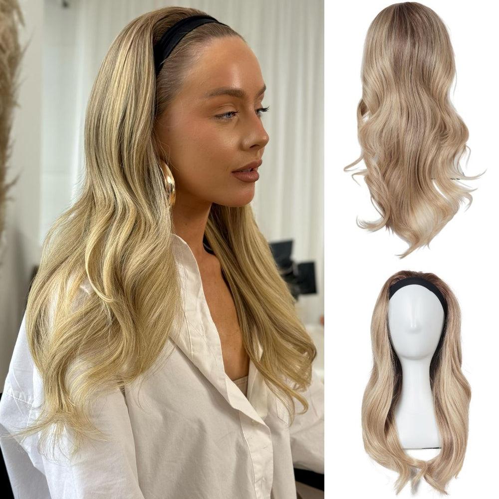 easilocks The Headband Wig Perfect Wave Platinum