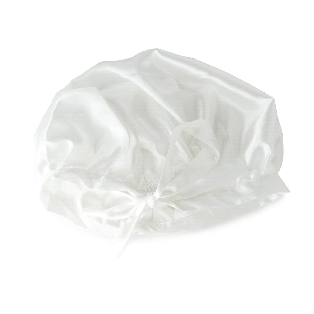 Easilocks Easilocks White Satin Bonnet Default Title