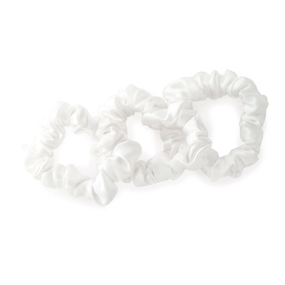 Easilocks Easilocks White Satin Scrunchie Slim X3 Default Title
