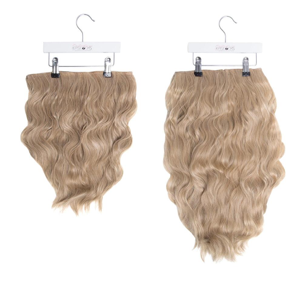 Easilocks Miracle Makeover HD Fibre Clip In Hair Extensions - 14” & 22" Blonde Bombshell