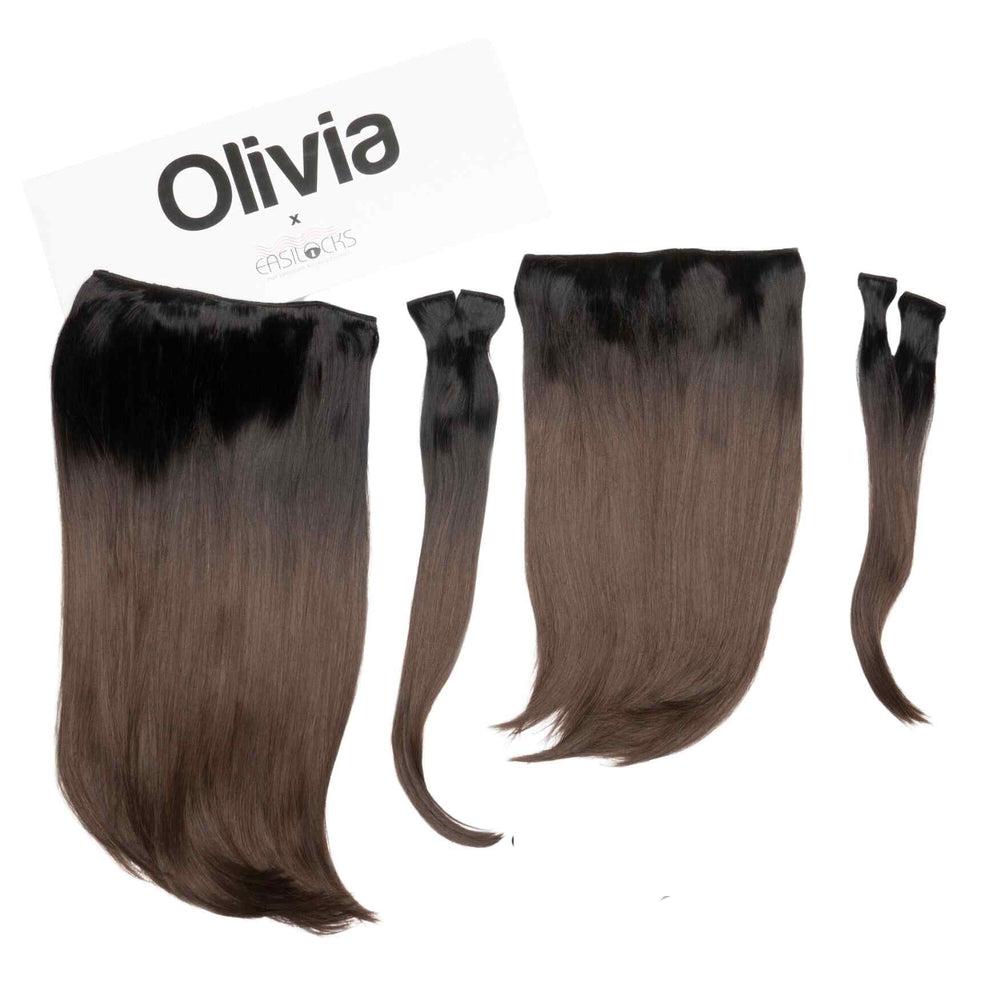 easilocks Olivia X Easilocks Straight Collection Ash Blonde