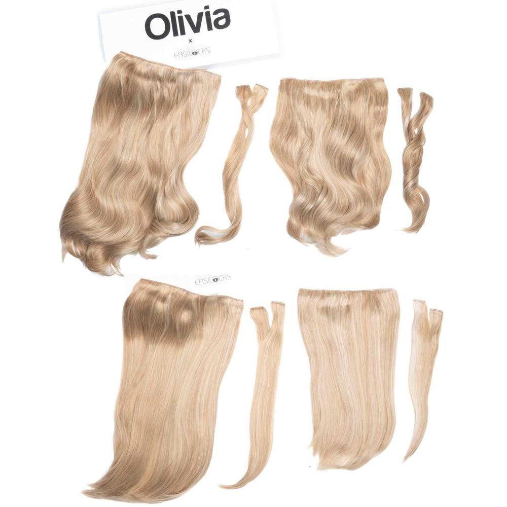 easilocks Olivia X Easilocks Straight & Wavy Full Collection Ash Blonde