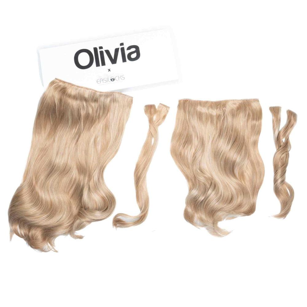 Easilocks Olivia X Easilocks Wavy Collection Ash Blonde