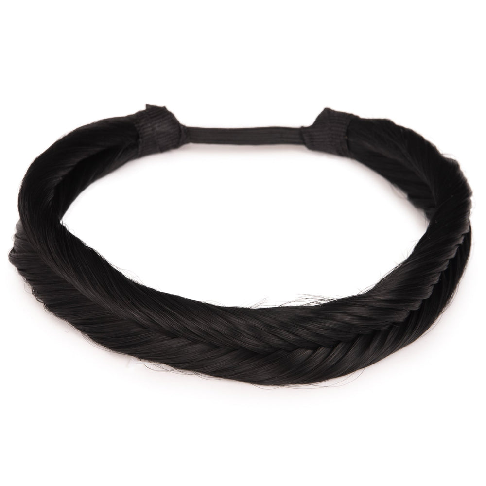 easilocks The Braided Headband - Ebony/Black Default Title
