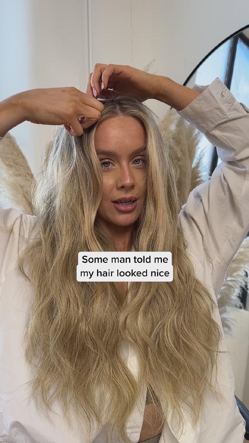 Easilocks The Loose Wave HD Fibre 24" Lace U Part Wig Mocha Brown