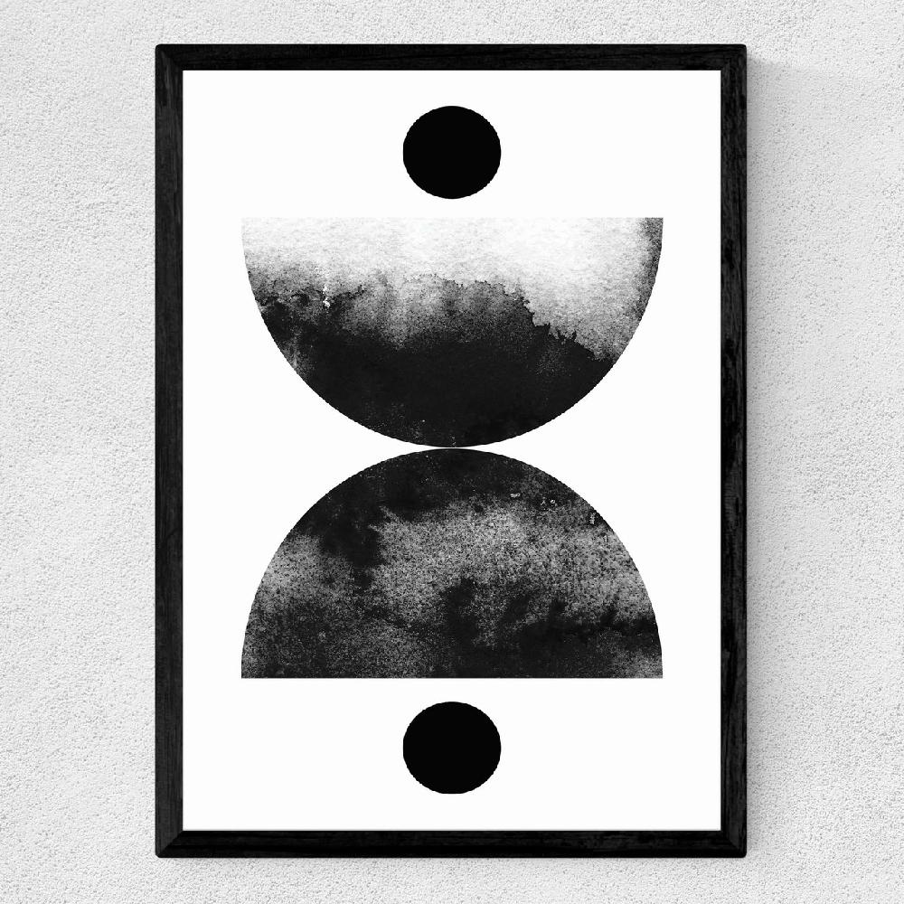 East End Prints Abstract Circles By The Crayon Studio