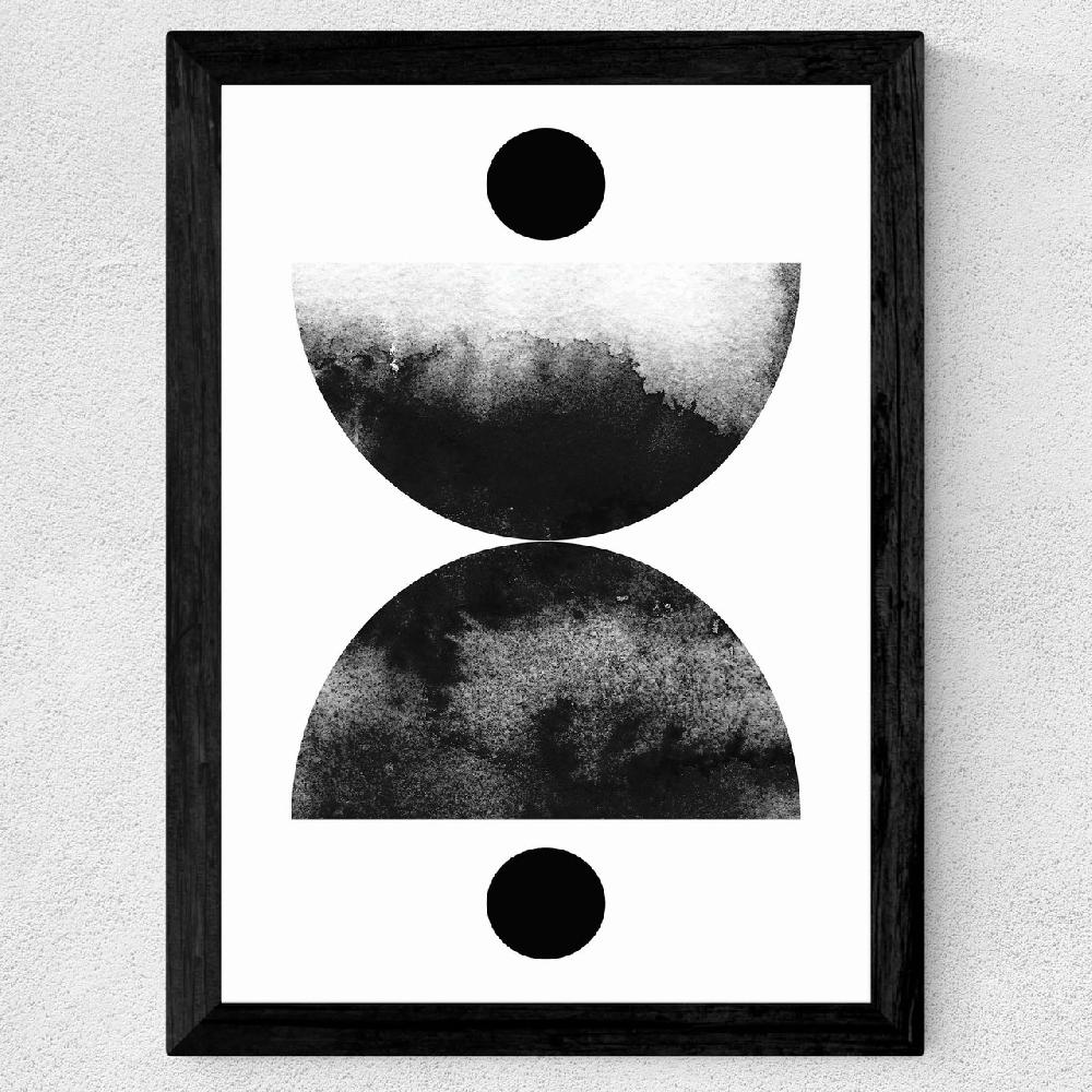 East End Prints Abstract Circles By The Crayon Studio