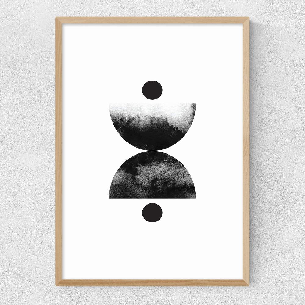 East End Prints Abstract Circles By The Crayon Studio