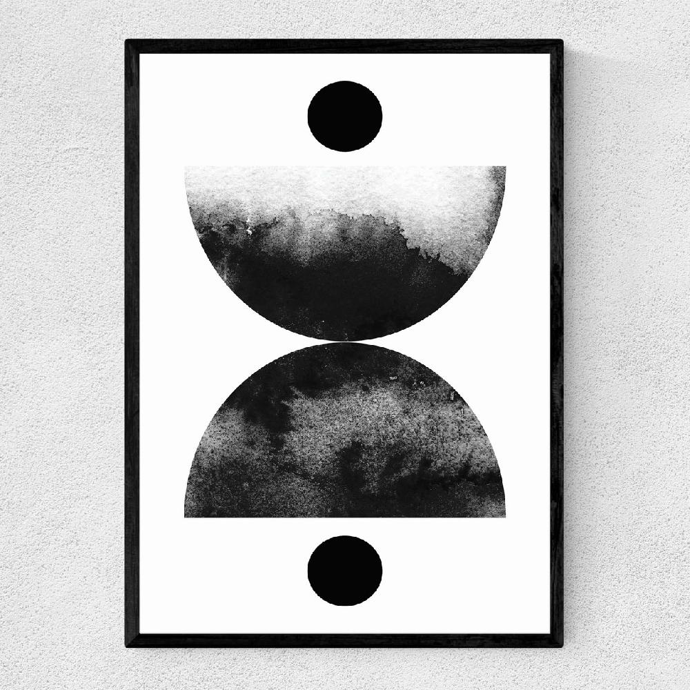 east end prints Abstract Circles by The Crayon Studio