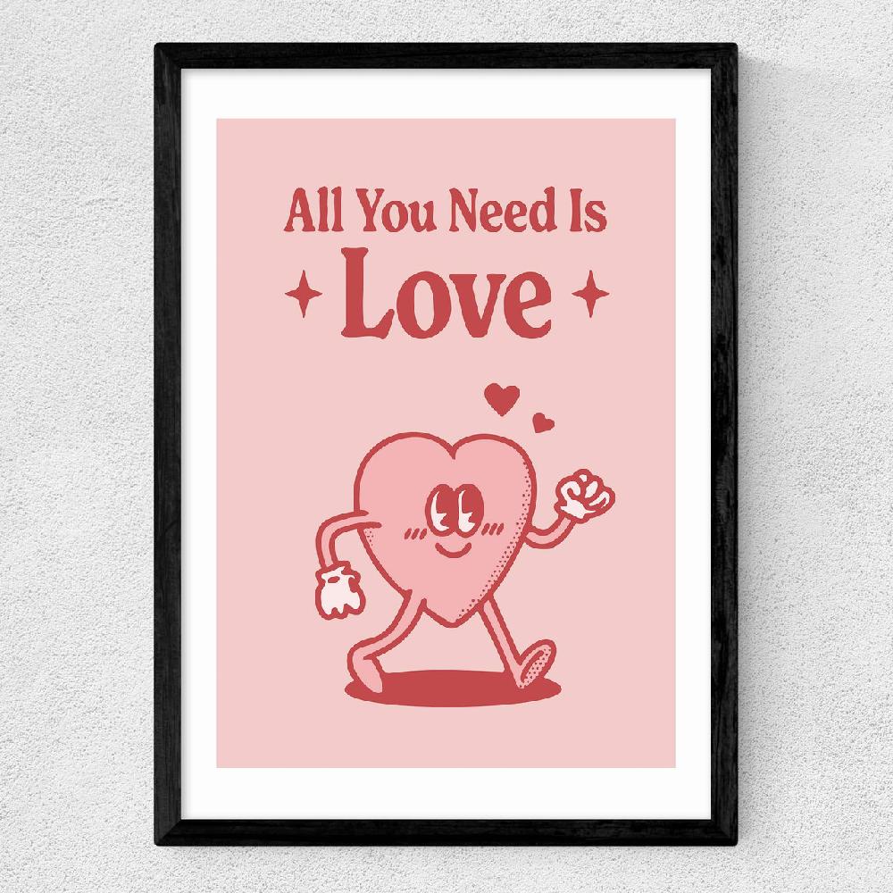 East End Prints All You Need Is Love By Magnus Myhre
