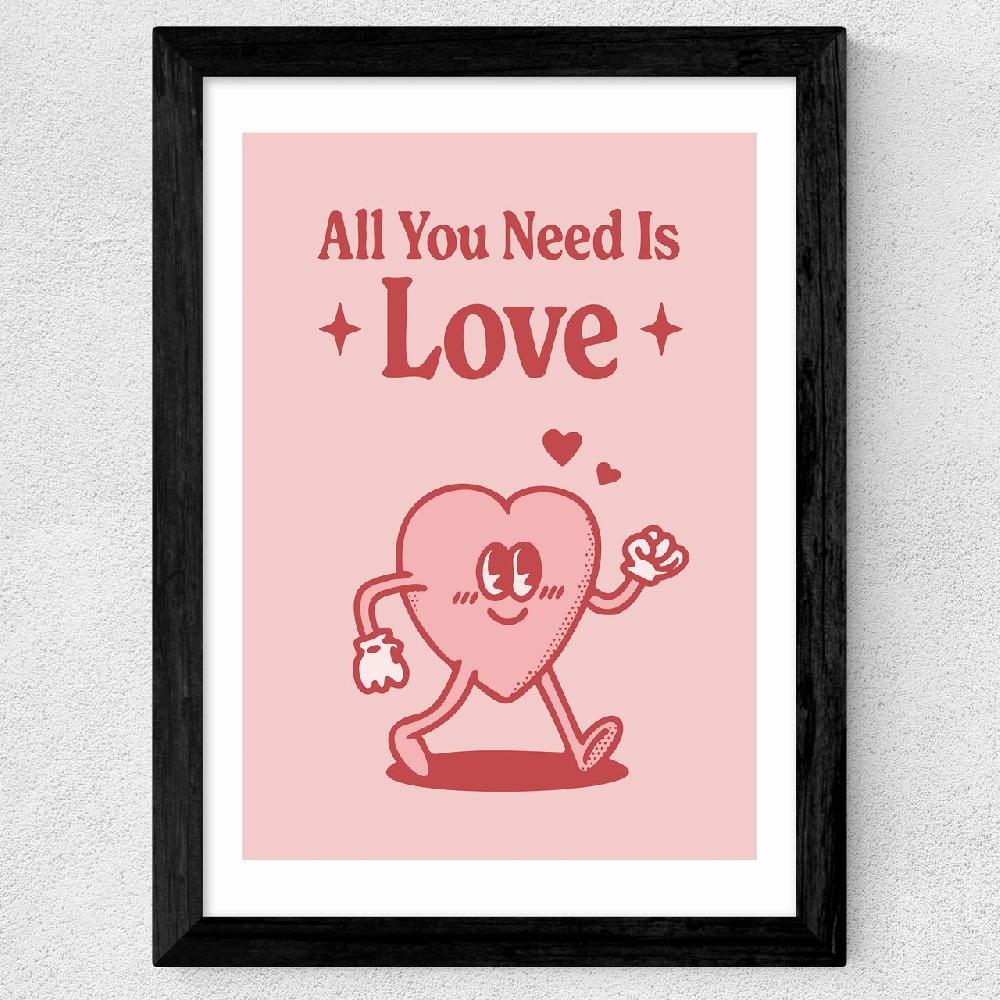 East End Prints All You Need Is Love By Magnus Myhre