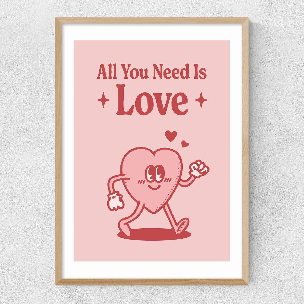 East End Prints All You Need Is Love By Magnus Myhre