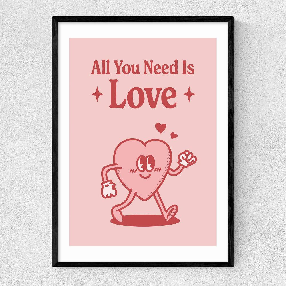 east end prints All You Need Is Love by Magnus Myhre