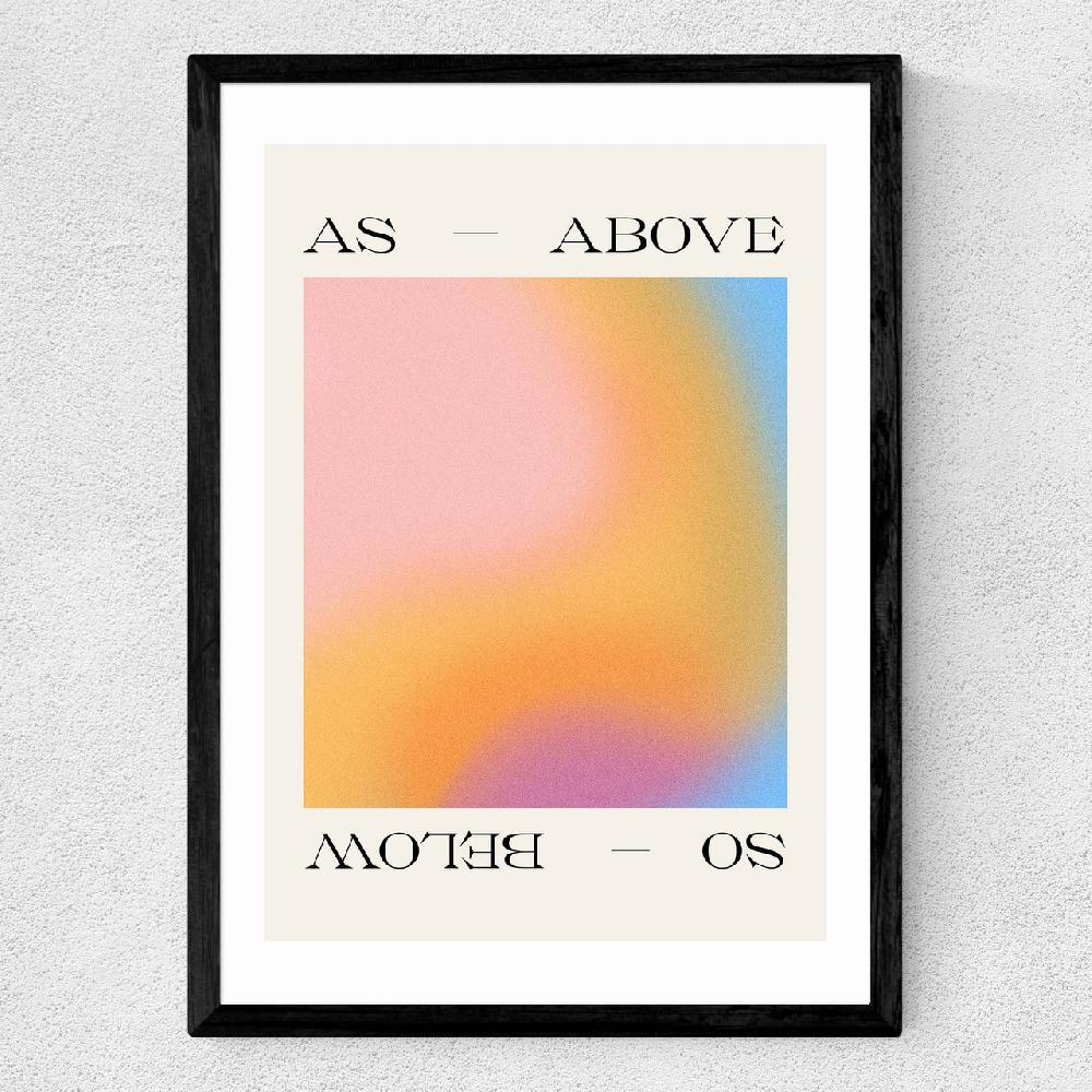 East End Prints As Above So Below By Tiger Spirit Prints