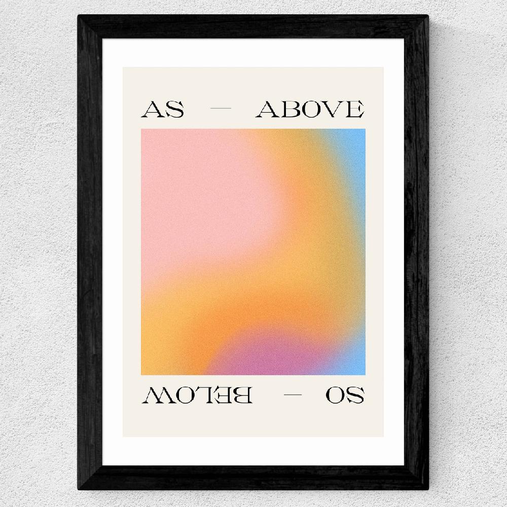 East End Prints As Above So Below By Tiger Spirit Prints