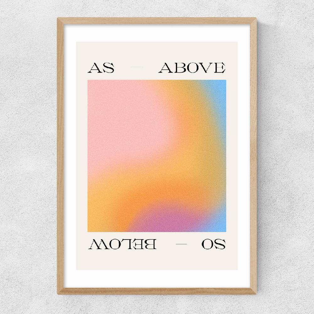 East End Prints As Above So Below By Tiger Spirit Prints