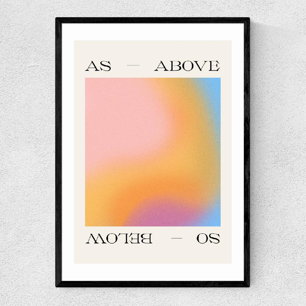 East End Prints As Above So Below By Tiger Spirit Prints