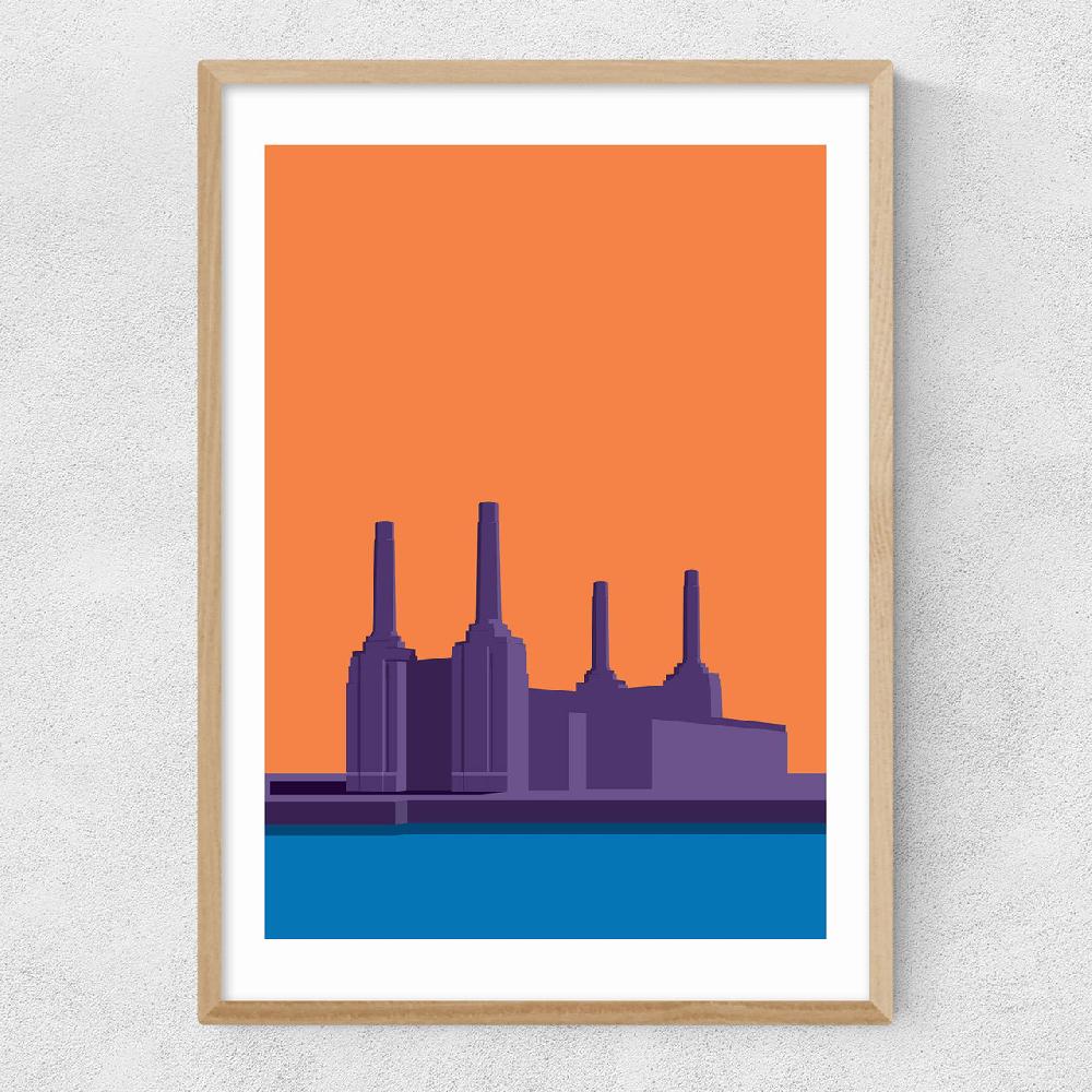 East End Prints Battersea Power Station By Sean Butler