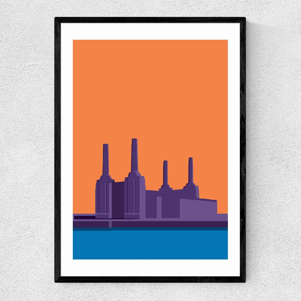 east end prints Battersea power station by Sean Butler