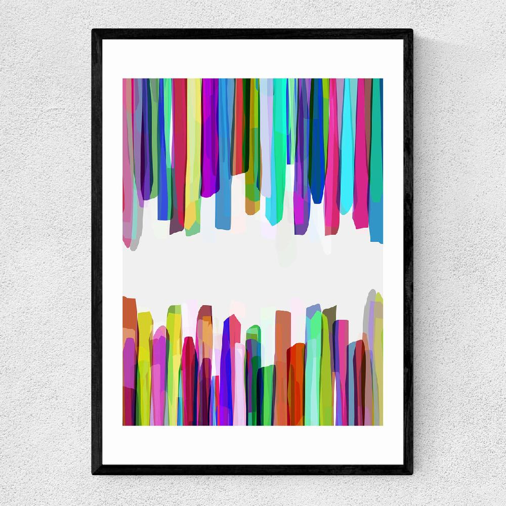 east end prints Colourful Stripes by Mareike B'hmer