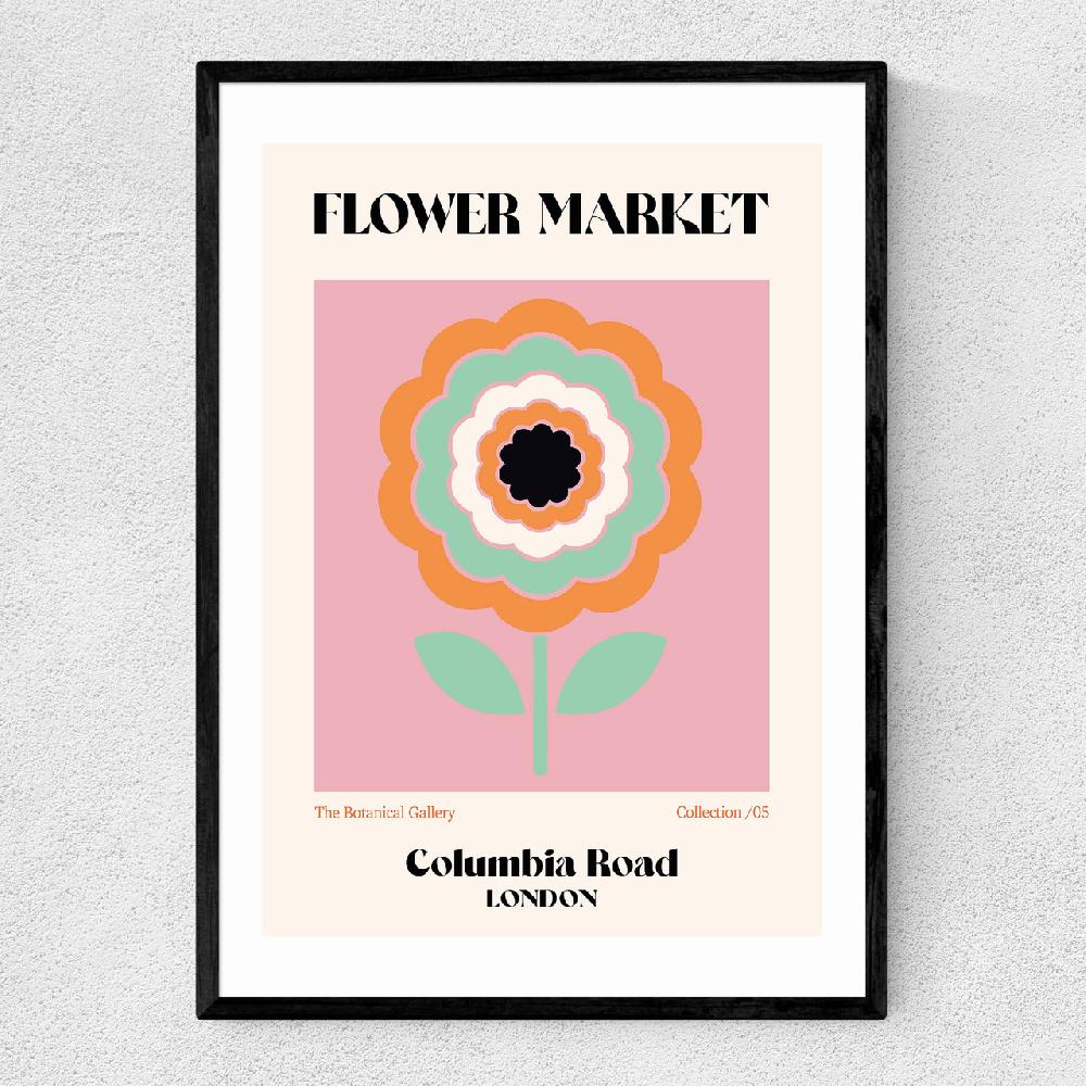 east end prints Columbia Road Flower Market by Luxe Poster Co