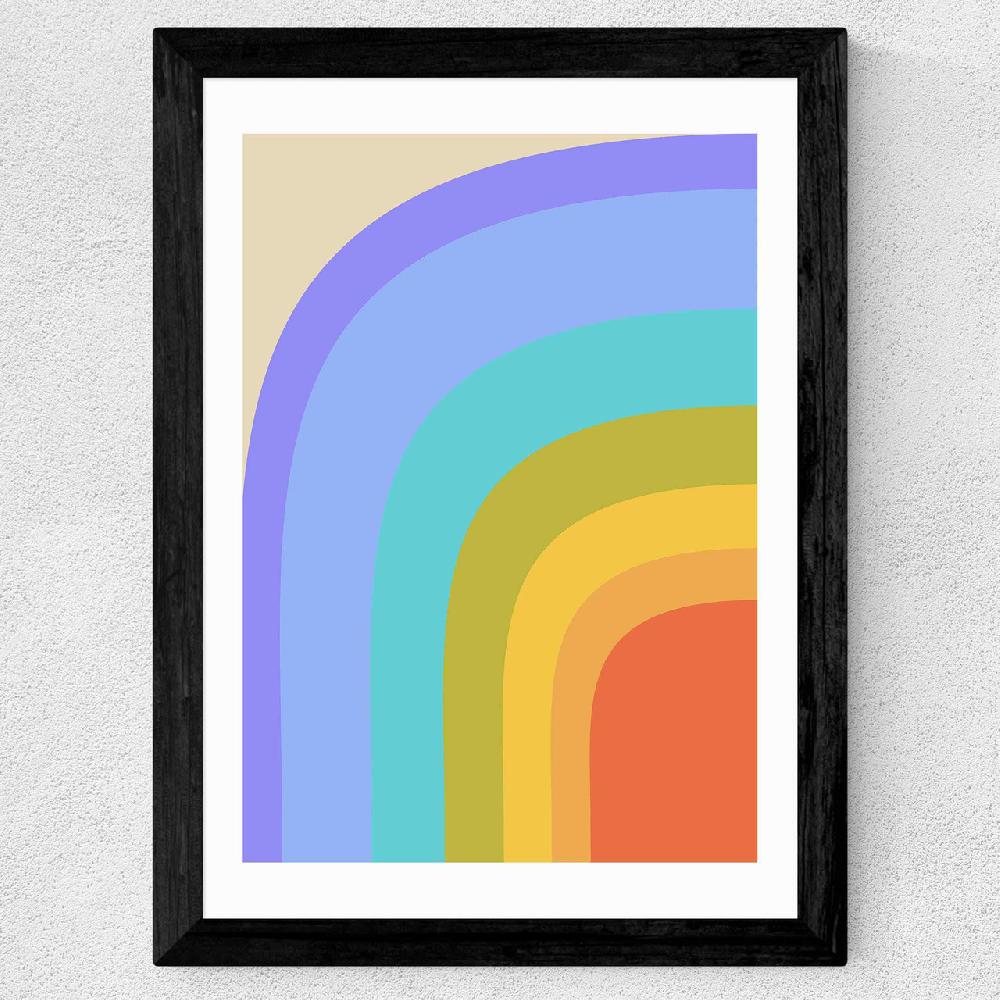 East End Prints 70s Rainbow